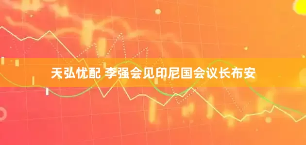 天弘忧配 李强会见印尼国会议长布安