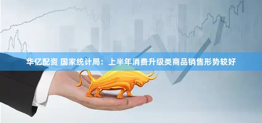 华亿配资 国家统计局：上半年消费升级类商品销售形势较好