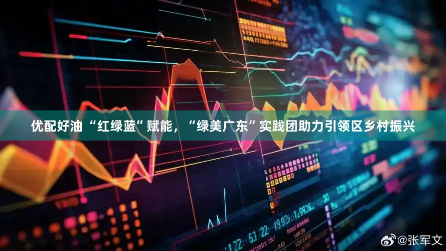 优配好油 “红绿蓝”赋能，“绿美广东”实践团助力引领区乡村振兴