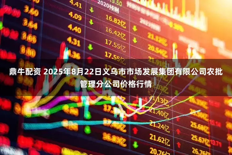 鼎牛配资 2025年8月22日义乌市市场发展集团有限公司农批管理分公司价格行情